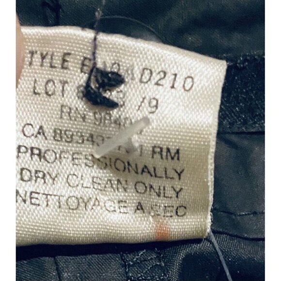 Theory Pants Womens 8 Black Parachute Straight Leg Lightweight Minimalist Modern - Picture 7 of 8